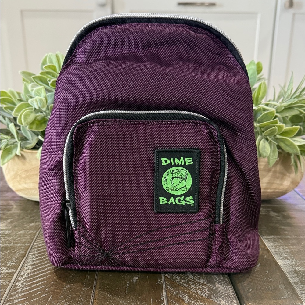 Dime Bags Club Kid Mini Backpack - Plum - Water-Resistant